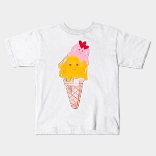 Cute Ice cream Kids T-Shirt